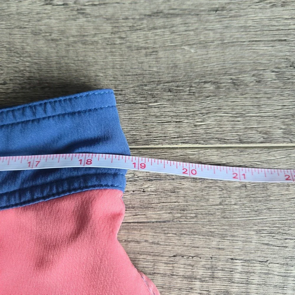 Vineyard Vines Mens Colorblock Board Shorts Pink Blue Turquoise Size 35